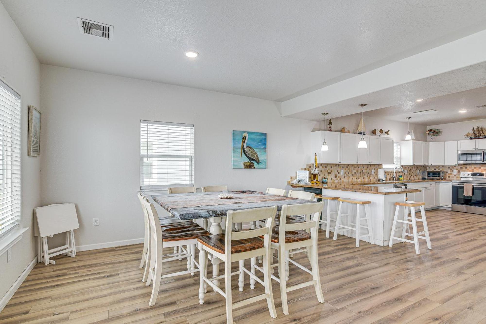 Beachfront Texas Retreat - 2 Decks, Patio And Views! Surfside Beach Zewnętrze zdjęcie