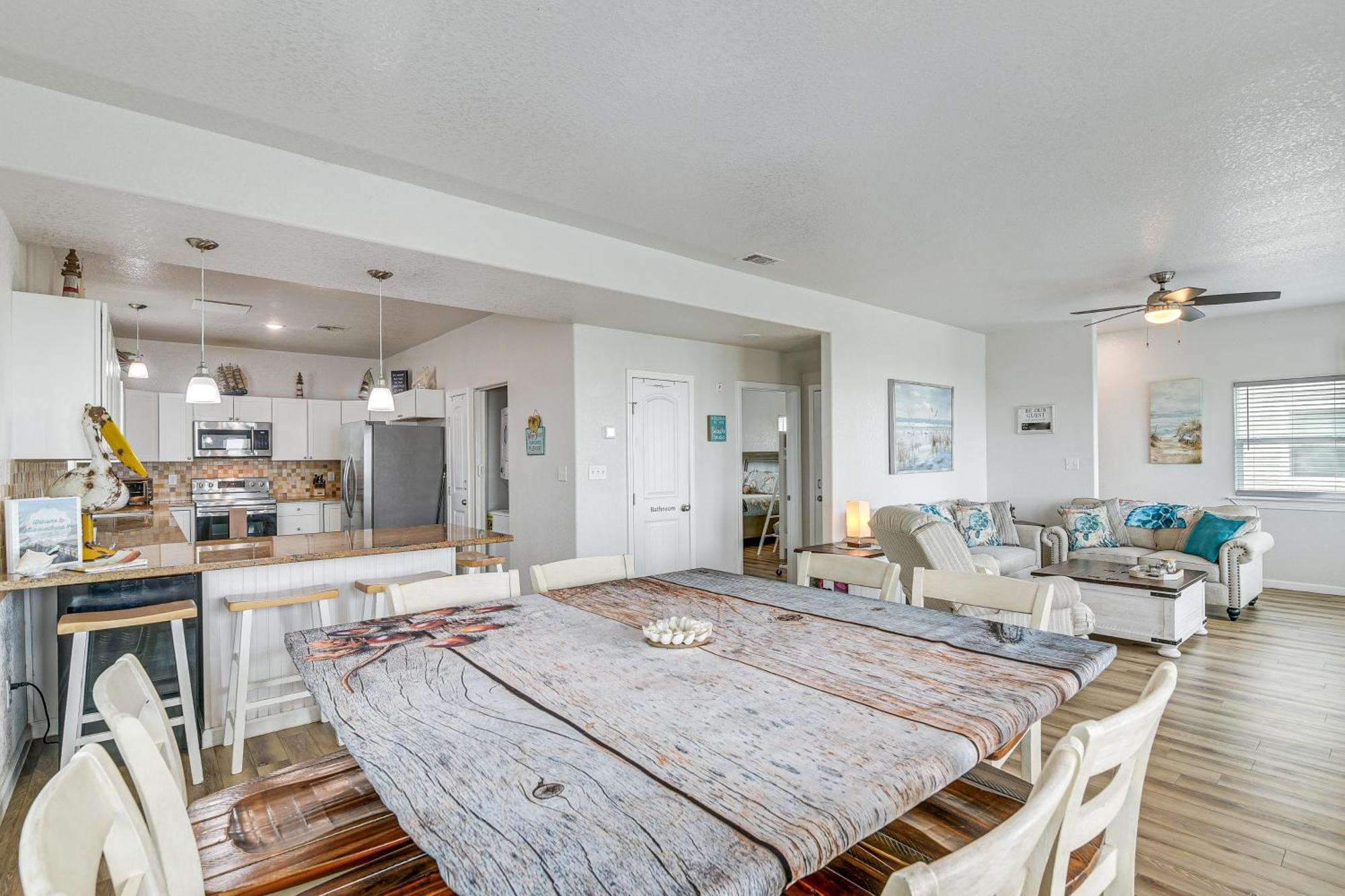 Beachfront Texas Retreat - 2 Decks, Patio And Views! Surfside Beach Zewnętrze zdjęcie